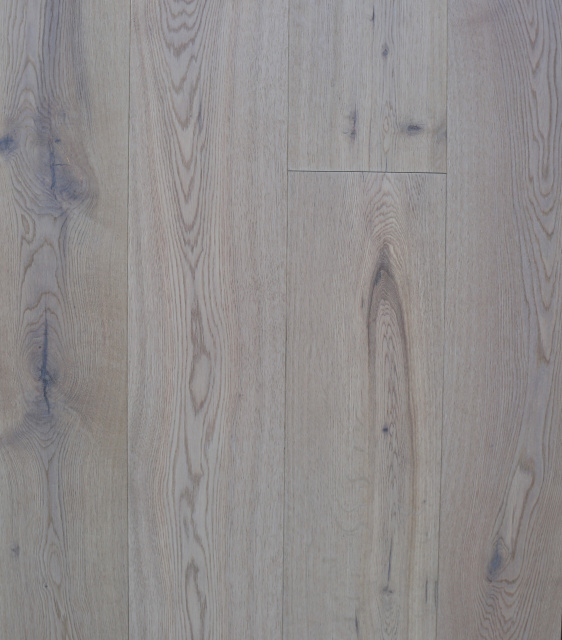 Oak Rustic Brushed White Lacquer 7.484"x74"
